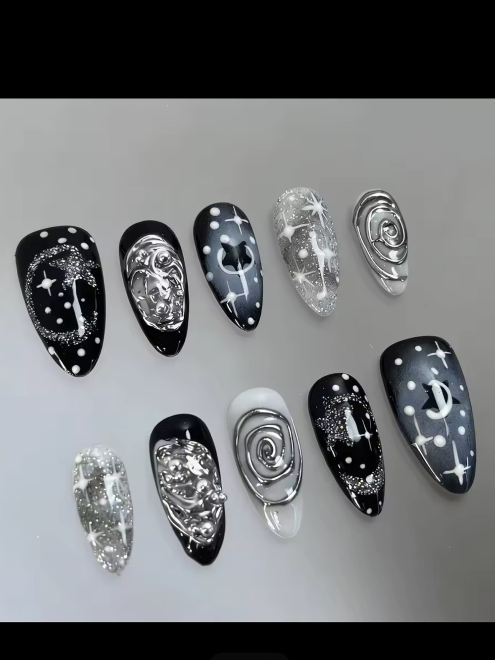 24 pcs nails natural delicate & comfortable reusable!